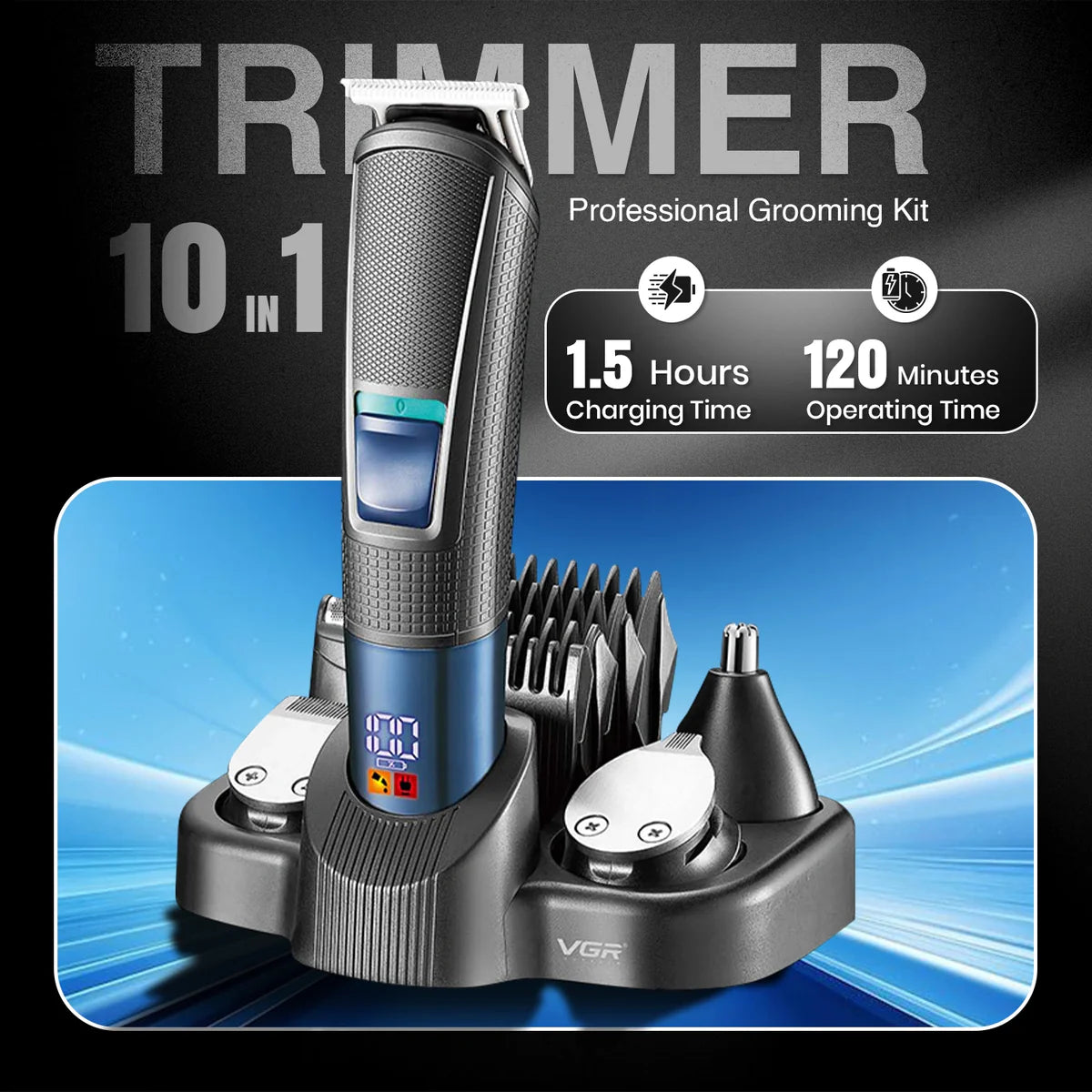 VGR 108 - Grooming Kit 10n1