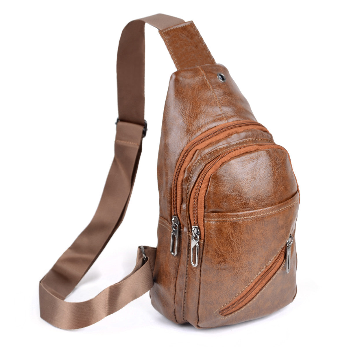 Crossbody Sling Bag - Pu Leather
